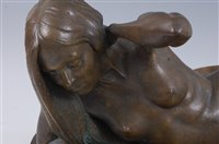 Lot 257 - Philip Nathan - Naiad, a large bronze model of...