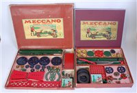Lot 162 - Two Spanish Meccano outfits: No.2 restrung...