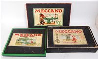 Lot 191 - Early 1930’s Meccano Outfits Nos. 1, 3 & 4A,...