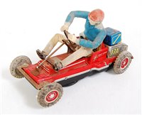 Lot 3193 - An NT Toys of Japan tinplate and battery...