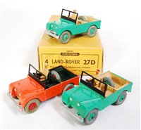 Lot 2004 - A Dinky Toys trade box No. 27D four Land...