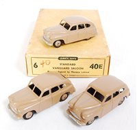 Lot 2005 - A Dinky Toys No. 40E standard Vanguard saloon...