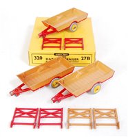 Lot 2007 - A Dinky Toys complete trade box of 27B three...