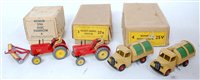 Lot 2029 - Three various Dinky Toy trade boxes to include...