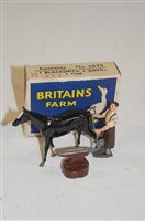 Lot 1261 - Seven various boxed Britains Farm series duck...