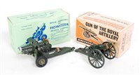 Lot 1283 - Two boxed Britains military field guns to...