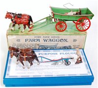 Lot 1287 - A Britains farm series boxed and reproduction...