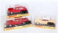 Lot 2040 - Three plastic cased Dinky Toy diecasts to...