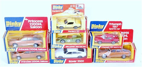 Lot 2045 - Seven various window boxed Dinky Toys diecasts,...