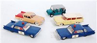 Lot 2048 - Five various boxed and playworn Dinky Toy...