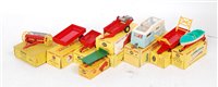 Lot 2052 - Nine various boxed Dinky Toy...