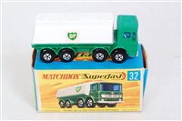 Lot 2340 - A Matchbox No. 32 Leyland Petrol tanker,...