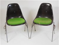 Lot 379 - Charles & Ray Eames for Herman Miller - a pair...