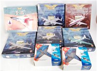 Lot 2702 - Eight various boxed Corgi Aviation Archive...