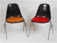 Lot 382 - Charles & Ray Eames for Herman Miller - a pair...