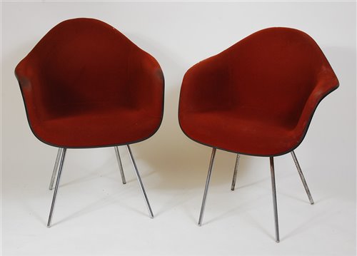 Lot 392 - Charles & Ray Eames for Herman Miller - a pair...