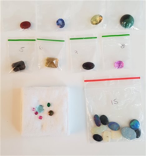Lot 2682 - A quantity of mixed gemstones, to include...