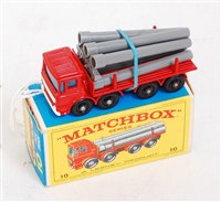 Lot 2371 - A Matchbox 1/75 series pipe truck comprising...