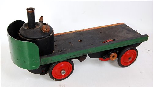 Lot 15 - A live steam powered four wheel sentinel type...