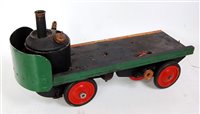 Lot 15 - A live steam powered four wheel sentinel type...