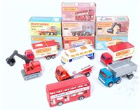 Lot 2375 - Seven various boxed Matchbox Superfast...