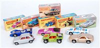 Lot 2377 - 6 various boxed Matchbox Superfast diecast...