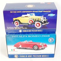Lot 2752 - A Franklin Mint 1/24 scale boxed diecast group...