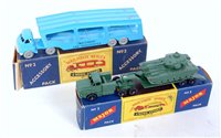 Lot 2381 - A Matchbox Moko 1/75 series major pack group...