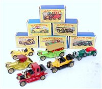 Lot 2383 - Nine various boxed Matchbox Models of...