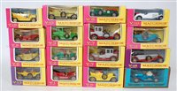 Lot 2385 - 16 various window boxed Matchbox Models of...