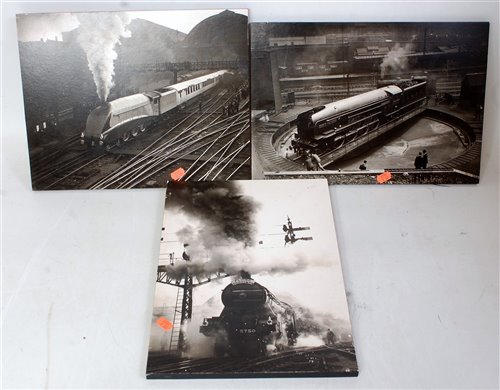 Lot 25 - Three various black & white pictures on...