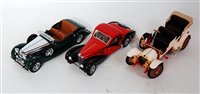 Lot 2761 - Three various boxed and loose Franklin Mint...