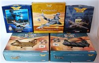 Lot 2766 - Five various boxed mixed scale Corgi Aviation...