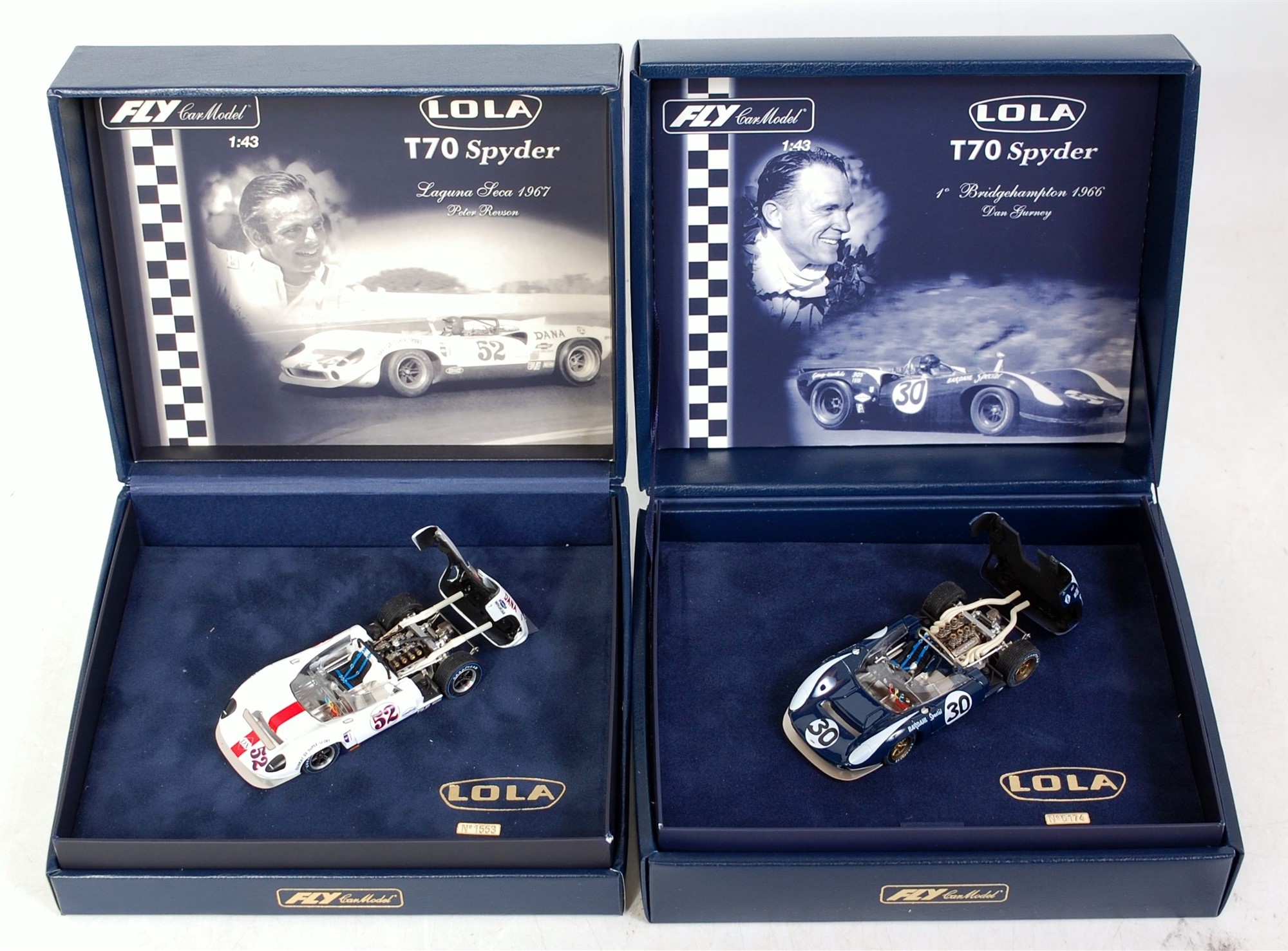 Lot 2776 - A Fly Car Models 1/43 scale boxed Lola T70