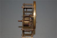 Lot 46 - A 1950s bakelite cased mantel clock having a...