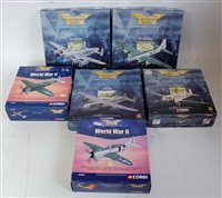 Lot 2782 - 6 various boxed Corgi Aviation Archive mixed...