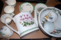 Lot 58 - A box of Portmeirion table wares to include...
