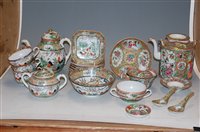 Lot 126 - A late 19th century Chinese Canton famille...