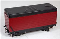 Lot 38 - 7.25 inch bogie riding trolley with large...