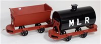 Lot 45 - Pair of 5 inch gauge rolling stock, to include...