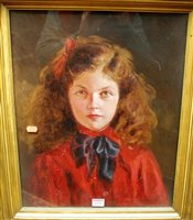 Lot 1020 - Early 20th century school - bust portrait of a...