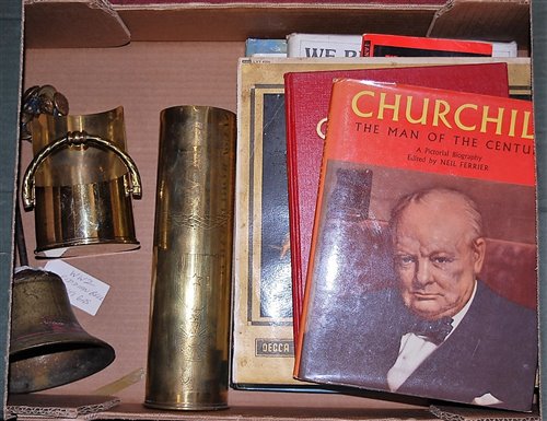 Lot 161 - A box of miscellaneous items, to include World...