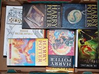Lot 164 - A box of miscellaneous hardback books, mainly...