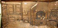 Lot 1029 - Modern relief moulded and gilt painted...