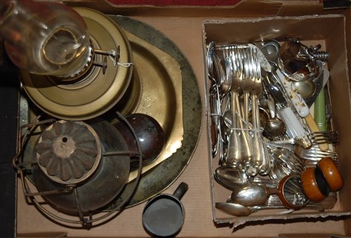 Lot 166 - A box of miscellaneous items, to include early...
