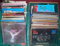 Lot 168 - Two boxes of miscellaneous LP vinyl records,...