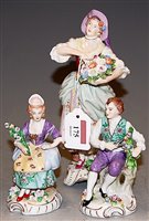 Lot 175 - A Rudolf Kammer Volkstedt porcelain figure of...