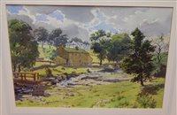 Lot 1041 - Henry W. Bracken - Pair; Stone houses,...