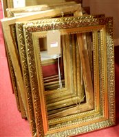 Lot 1072 - A collection of principally gilt composition...