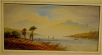 Lot 1088 - Frances E Jamieson (1895-1950) - Mountain lake...